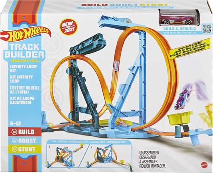 Imagem de Pista Hot Wheels Track Builder Kit Infinity Loop - Mattel