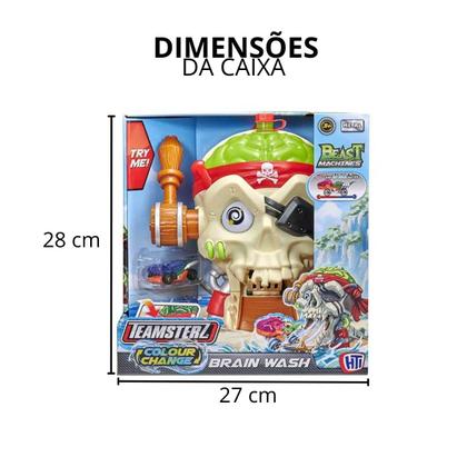 Imagem de Pista Lavagem Cabeça do Pirata Brain Whash Teamsterz Fun