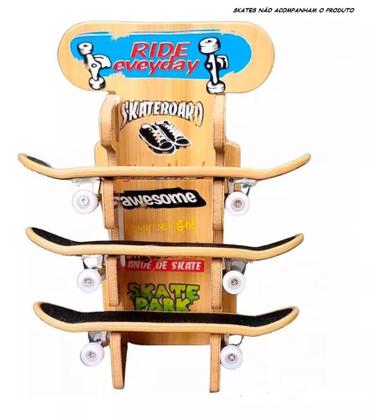 Imagem de Pista Skate de Dedo Rampa e suporte Skate Mini Brinquedo Radical