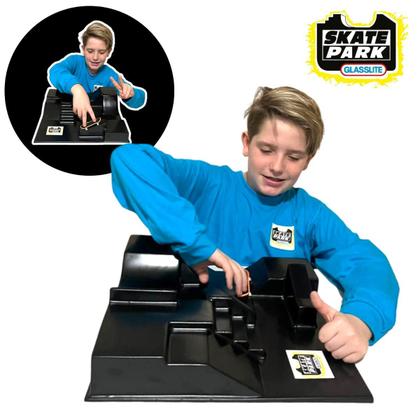 Imagem de Pista Skate Dedo Glasslite Gigante Rampa Escadas Fingerboard