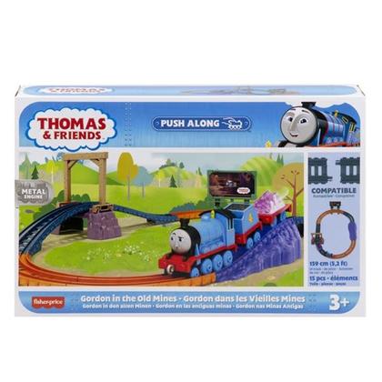 Imagem de Pista Thomas e Seus Amigos Conjunto Trilhos e Locomotivas  Gordon Nas Minas De Cristal  Fisher Price  Mattel