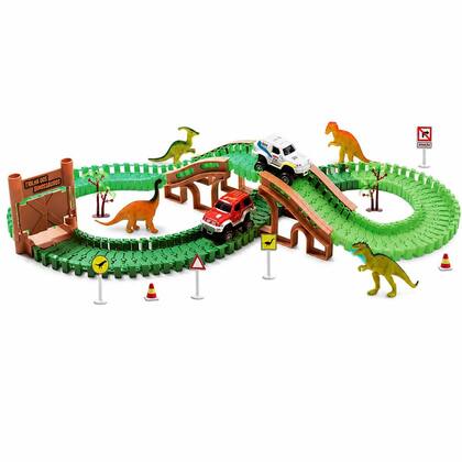 Imagem de Pista Trilha Dos Dinossauros Com Carrinho Braskit 7400
