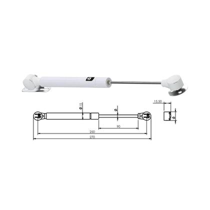 Imagem de Pistão Amortecedor A Gás P/ Móveis Armários 60 À 100n Normal