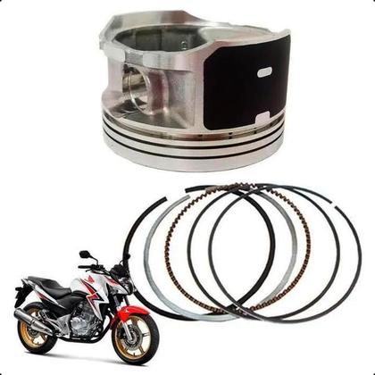 Imagem de Pistão C/ Anéis Metal Leve CB 300 XRE 300 0,75 P&A-9756