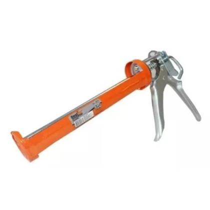 Imagem de Pistola Aplicadora Para Tubo De Silicone Aço 9 Laranja 