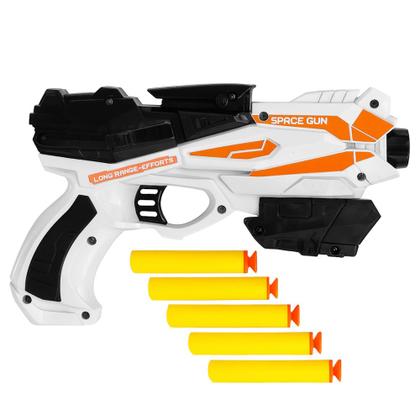 Pistola Arminha Space Gun Lançador Dardos Espuma com Ventosa