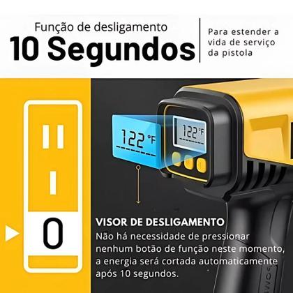 Imagem de Pistola de Calor Elétrica 1200W com Visor Digital 110V