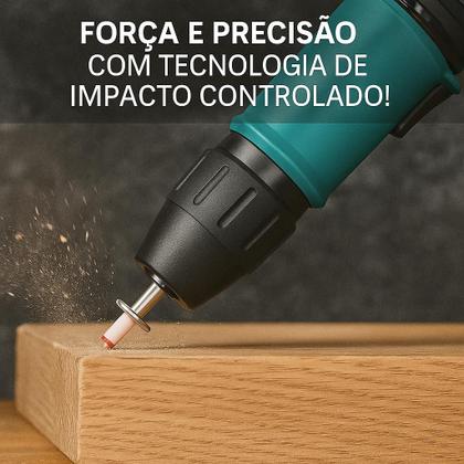 Imagem de Pistola De Fixação Kit 100 Pinos Finca Pino Drywal Gesso Fixação Com Acessórios