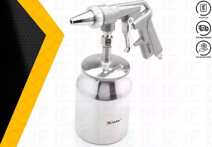 Pistola De Jato De Areia Com Caneca 1000ml Stels Imagem de Pistola De Jato De Areia Com Caneca 1000ml Stels