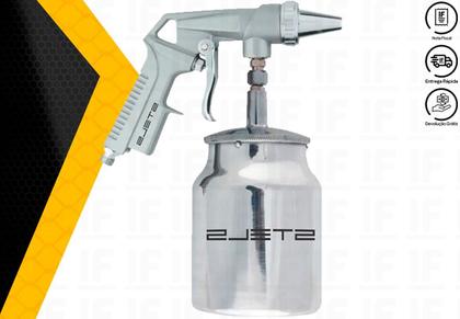 Pistola De Jato De Areia Com Caneca 1000ml Stels Imagem de Pistola De Jato De Areia Com Caneca 1000ml Stels