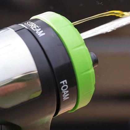 Imagem de Pistola De Limpeza 4X1 Espumante Dispense De Sabão Lava Jato Pulverização com Mangueira