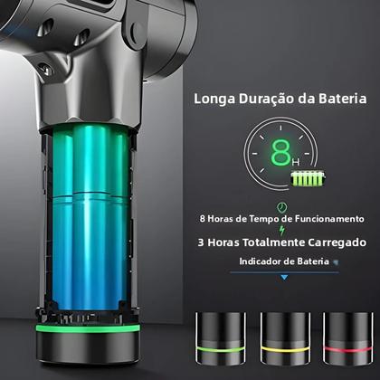 Imagem de Pistola De Massagem Elétrica Para Relaxamento Muscular, Alívio Da Dor E Massagem De Membrana