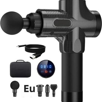 Imagem de Pistola de Massagem Portátil para Tecidos Profundos - Alívio Muscular para Costas, Pescoço e Corpo