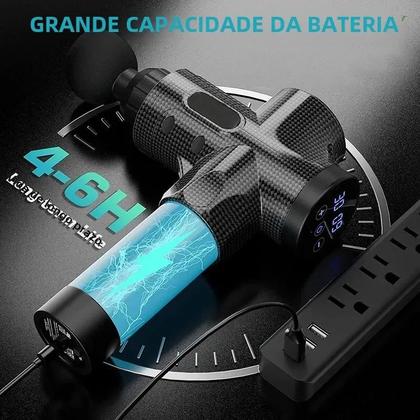 Imagem de Pistola de Massagem Portátil para Tecidos Profundos - Alívio Muscular para Costas, Pescoço e Corpo