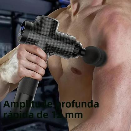 Imagem de Pistola de Massagem Portátil para Tecidos Profundos - Alívio Muscular para Costas, Pescoço e Corpo