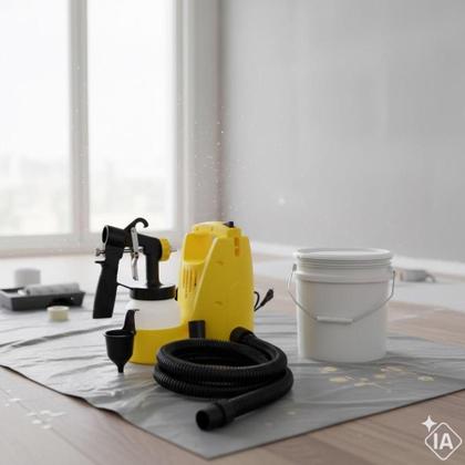 Imagem de Pistola de Pintura e Pulverizadora Elétrica 450W HVLP 1,0 Litro EPP-450 EVALD