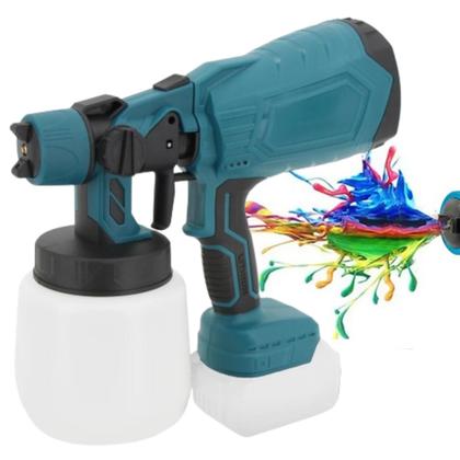 Imagem de Pistola de Pintura e Pulverizadora Portátil 21V - maquina pintar , pintura