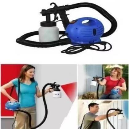 Imagem de Pistola de pintura eletrica 650w pulverizadora de tinta esguicho compressor hvlp paint mania 220v