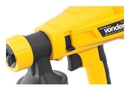 Imagem de Pistola De Pintura Elétrica Pev400 800ml Amarelo Vonder