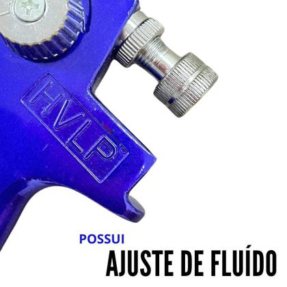 Imagem de Pistola de Pintura Gravidade HVLP Bico 1,4 MM 600ML EVPPHVLP600-1B EVALD