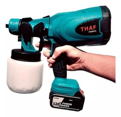 Imagem de Pistola de pintura / pulverizador  a bateria thaf (180w)