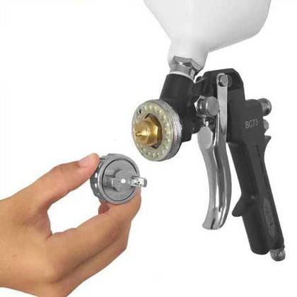 Imagem de Pistola de Pintura Steula BC 73 Bico 2.0mm gravidade caneca 600ml