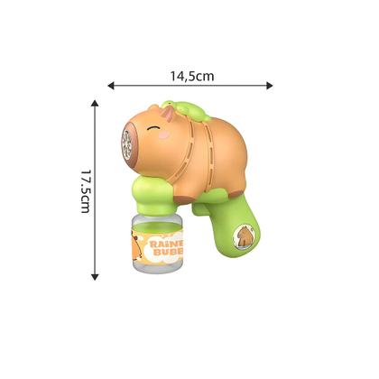 Imagem de Pistola Lança Bolhas Capivara Brinquedo Infantil Diversão ao