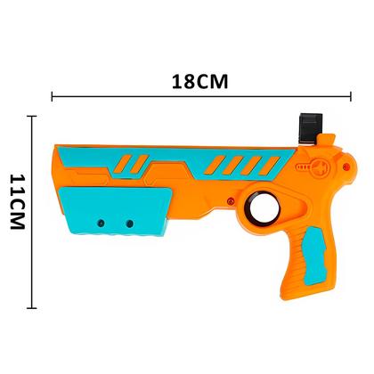 Imagem de Pistola Lançadora De Aviões Infantil Com Bolinhas Coloridas Brinquedo Interativo Educativo