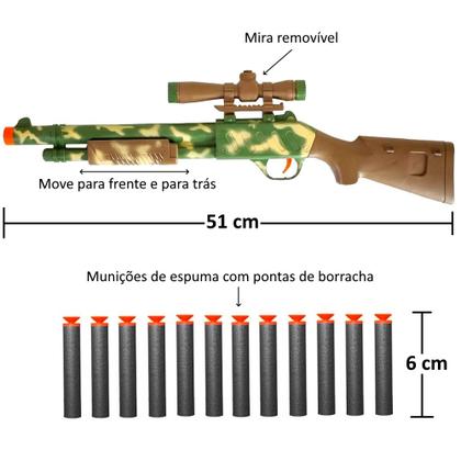 Imagem de Pistola Ner Arma Lança Dardos Kit Arminha de Brinquedo Policia