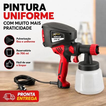 Imagem de Pistola Pintura Elétrica 700ml 250w Airplus Spray 250 Schulz