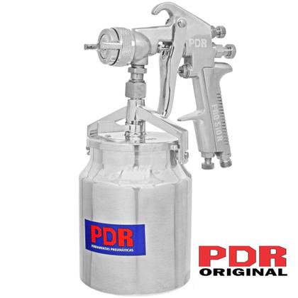 Imagem de Pistola Pintura Pneumática Funilaria Têxteis Veicular Bico 1.6mm PDR