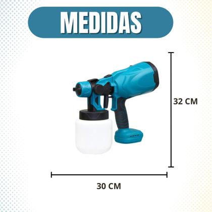 Imagem de Pistola Pulverizadora Eletrica Jato Ajustavel Pulverizador Eletrico De Pintura 1000ml 220V 127V