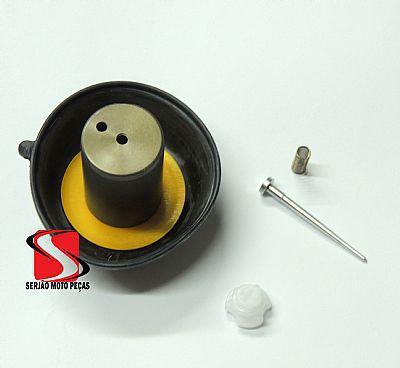 Imagem de Pistonete do Carburador Completo C/ Diafragma e Agulha Titan150 Sport