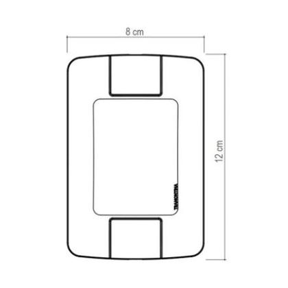 Imagem de Placa 1 Posto Horizontal 4x2 Branca ARIA 57203004 TRAMONTINA