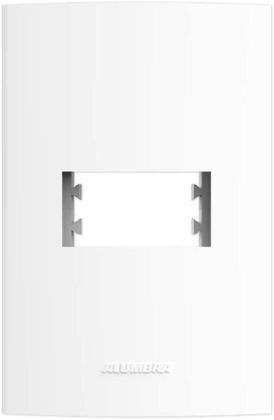 Imagem de Placa 4X2 1 Módulo Horizontal Branco Inova Pro 85000 Alumbra