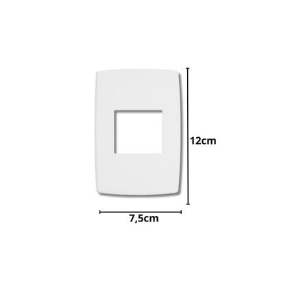 Imagem de Placa 4x2 2 Modulos Adjacentes Pial Plus