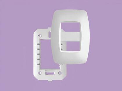 Imagem de Placa 4X2 2 Modulos Distanciados Fame Elegance Com Suporte