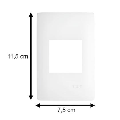 Imagem de Placa 4X2 2 Modulos Juntos Sem Suporte Fame Habitat