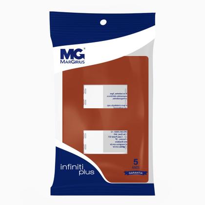 Imagem de Placa 4x2 2P Sep. + Suporte Cerâmica Infiniti Plus Margirius