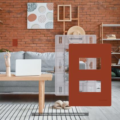 Imagem de Placa 4x2 2P Sep. + Suporte Cerâmica Infiniti Plus Margirius