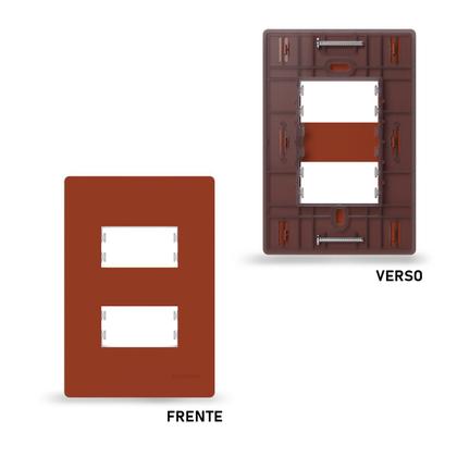 Imagem de Placa 4x2 2P Sep. + Suporte Cerâmica Infiniti Plus Margirius