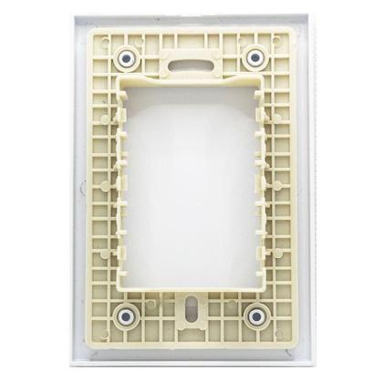Imagem de Placa 4x2 Cega Com Suporte Branco - Rvb-1300-42 - Ravenna