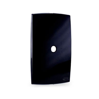 Imagem de PLACA 4x2 COM PASSAGEM P/ FIO PRETO FORCELINE