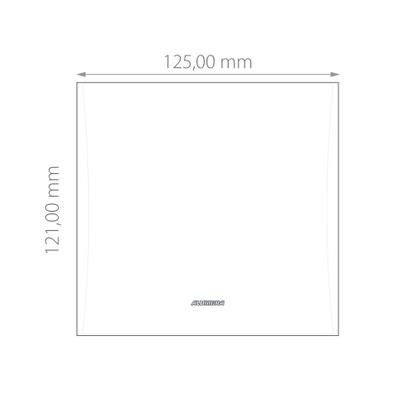 Imagem de Placa 4x4 2 Módulo Com Suporte Branco Inova Pro 85004 Alumbra