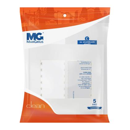 Imagem de Placa 4x4 com Suporte 6 Postos Branco Fosco Clean MarGirius