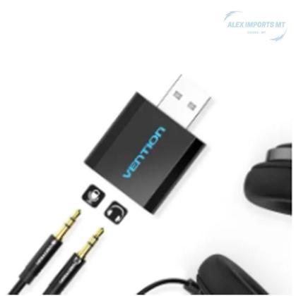 Imagem de Placa Adaptador De Som Usb X P2 Fone E Microfone Sound Card