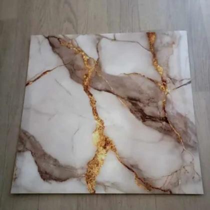 Imagem de Placa Adesiva Marmore 3D Kit 10 uni Obra Reforma Casa Cozinha Banheiro Ambiente Papel de Parede Autocolante Moderno