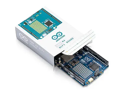 Imagem de Placa Arduino UNO R4 WiFi com Renesas RA4M1 e ESP32-S3