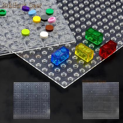 Imagem de Placa Base Transparente 32x32, Lado Único Ou Duplo, Blocos De Construção DIY Clássicos Para Crianças
