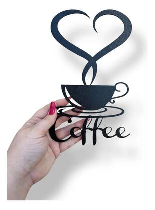 Imagem de Placa Cantinho Do Café Xicara E Coração Decoração Parede